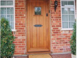 Oak entranc door
