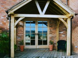 Oak french doors
