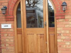 Semi Circular Oak Front Entrance Frame