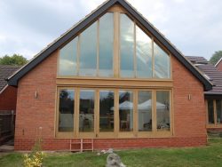 Oak bifold doors