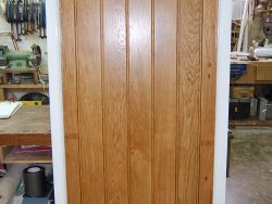 Oak boarded door