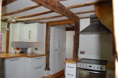 Ash and painted kitchen