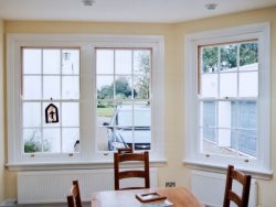 Traditional box sash windows