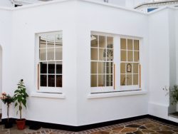 Traditional box sash windows