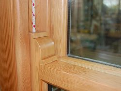 Detail of box sash