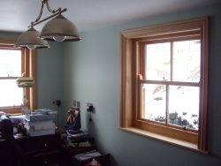 Douglas fir sash window