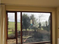 Sapele Asymetrical Windows
